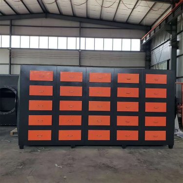 安徽定制活性炭吸附箱 活性炭漆雾处理箱环保箱 工业废气处理设备